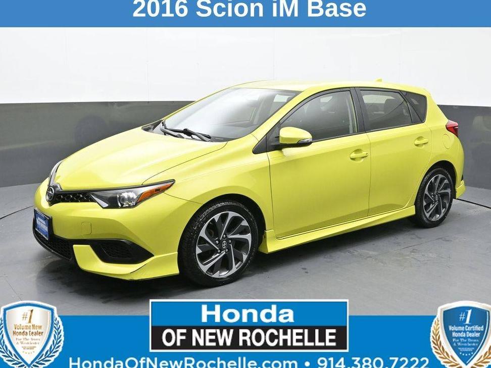 TOYOTA SCION IM 2016 JTNKARJE4GJ512364 image